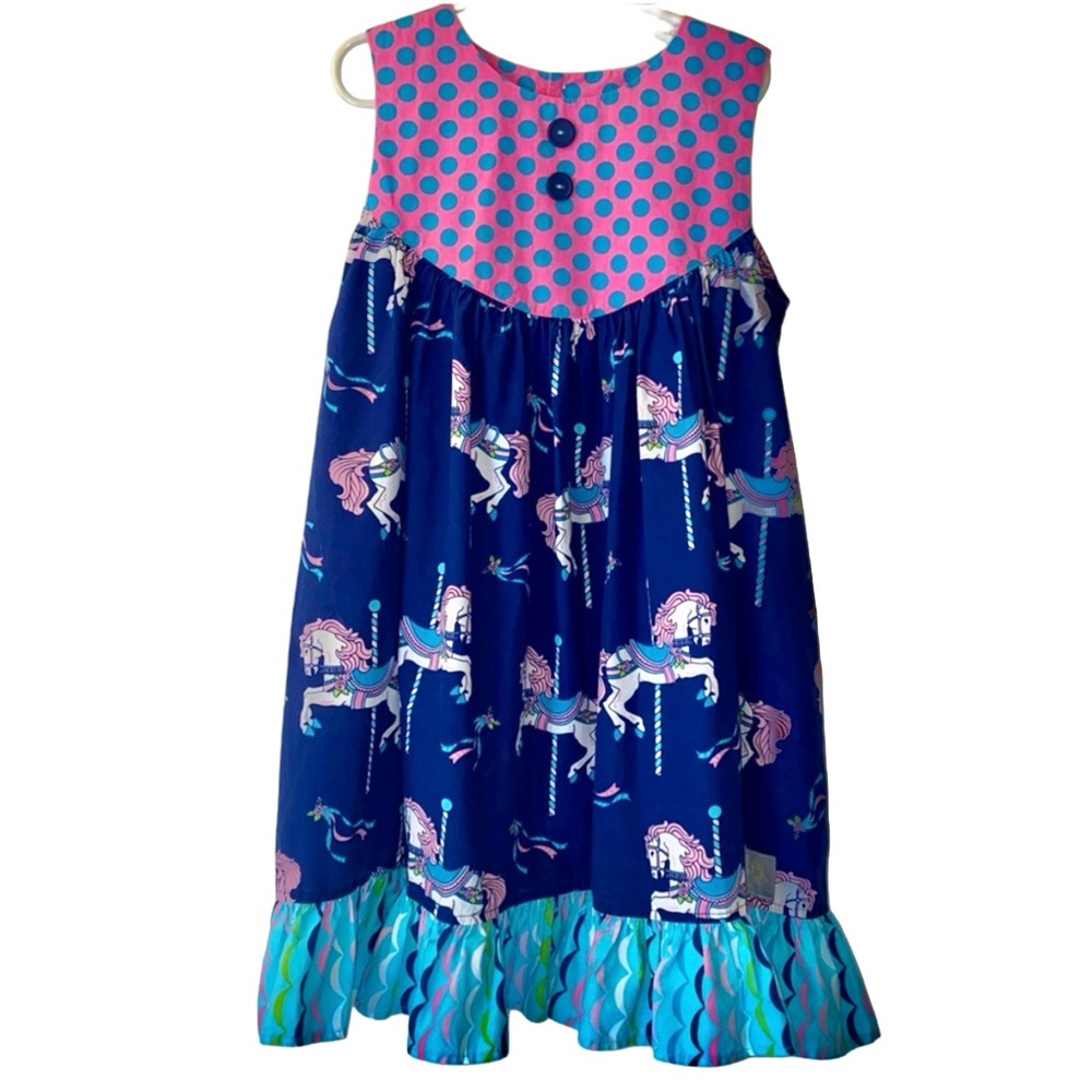 Eleanor Rose Carousel Dress, Size 8-10 Girls